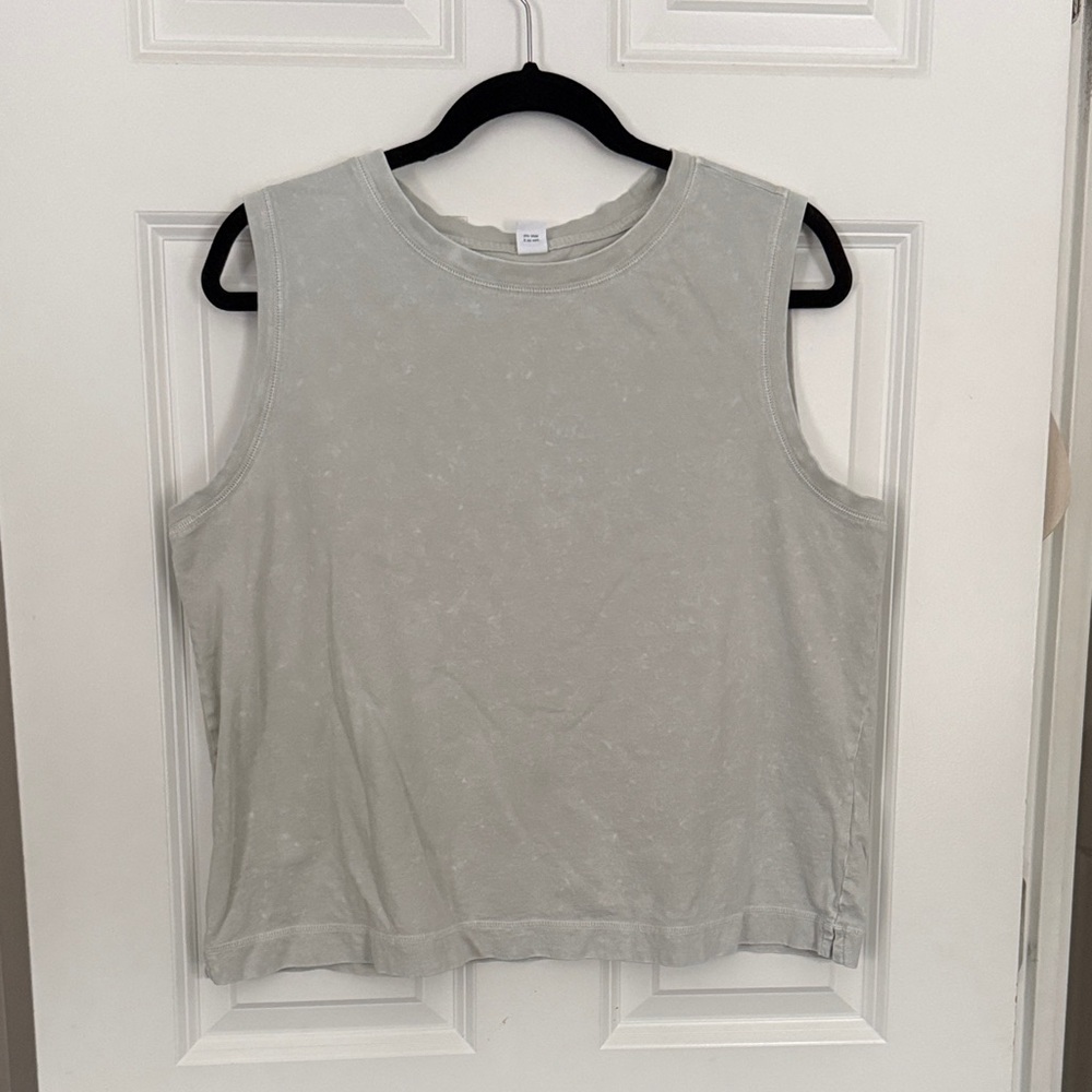 Old Navy Gray/green Sleeveless Top